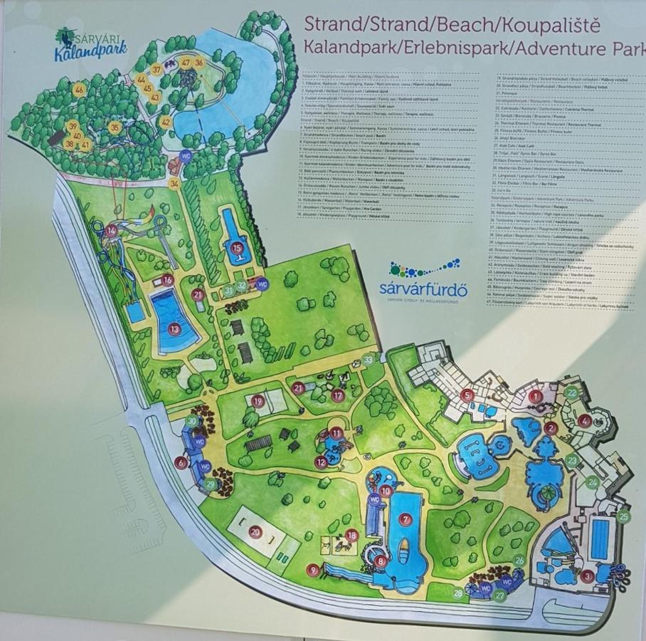 Zafir Sziget Apartman Sárvár Zewnętrze zdjęcie